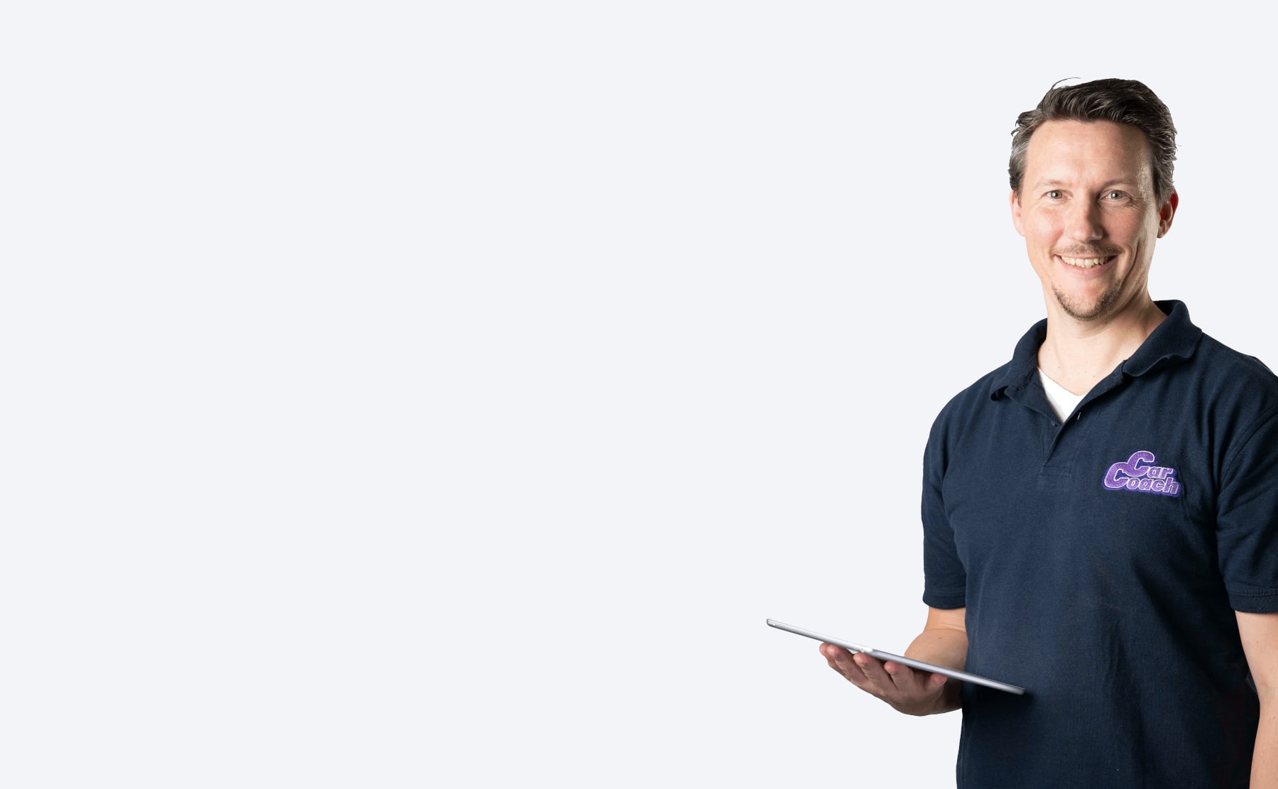  Inhaltsübersicht - Infobox - CarCoach Johannes mit Tablet