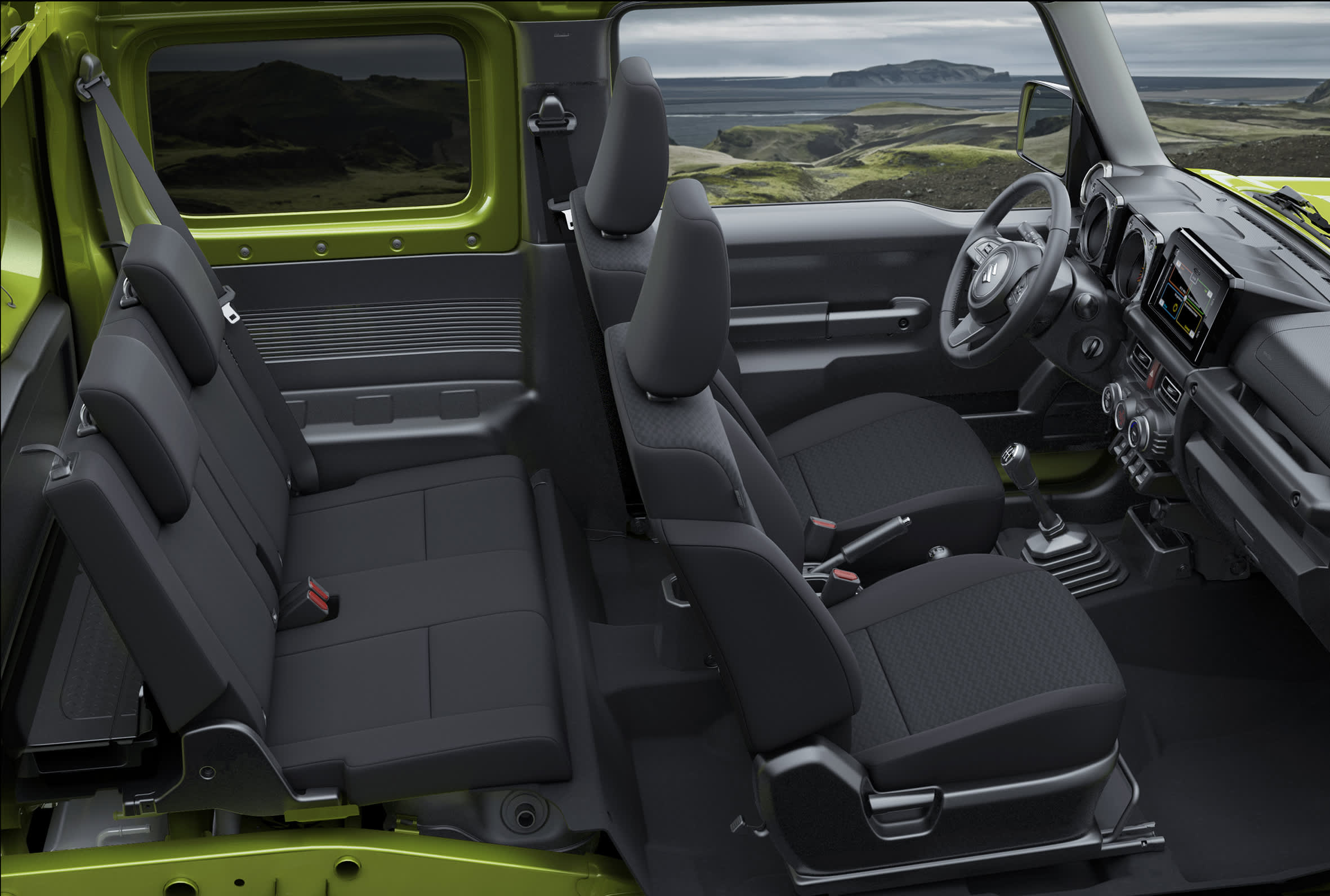 Suzuki Jimny innen Platzangebot