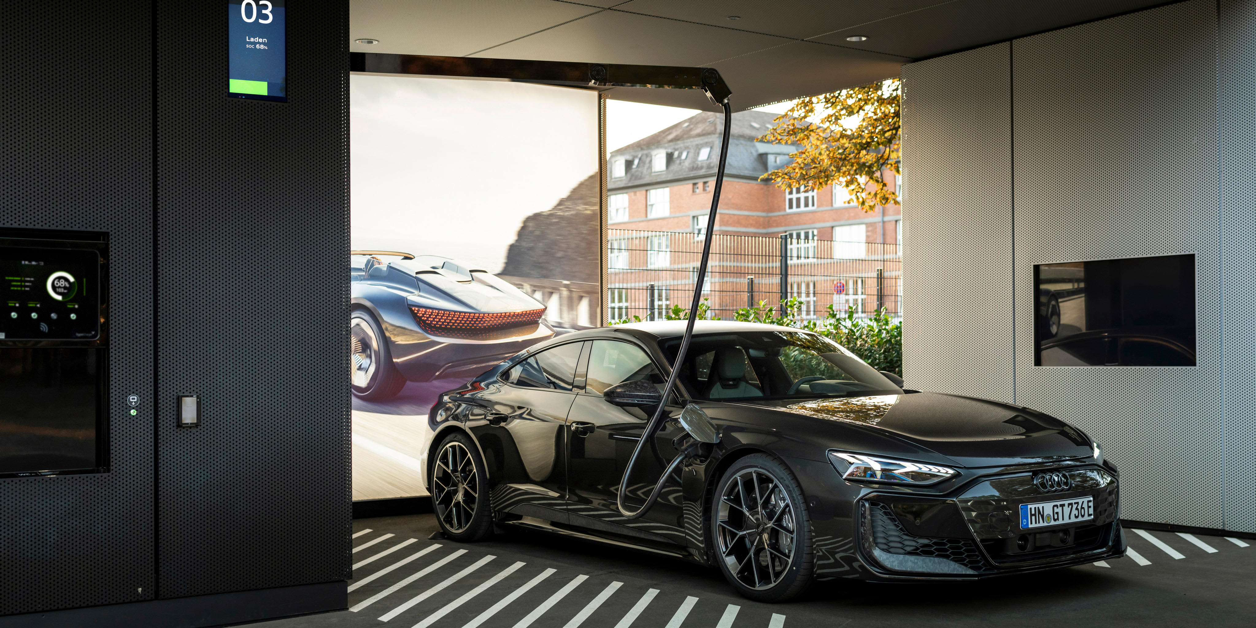 Audi RS e-tron GT performance Aufladestation