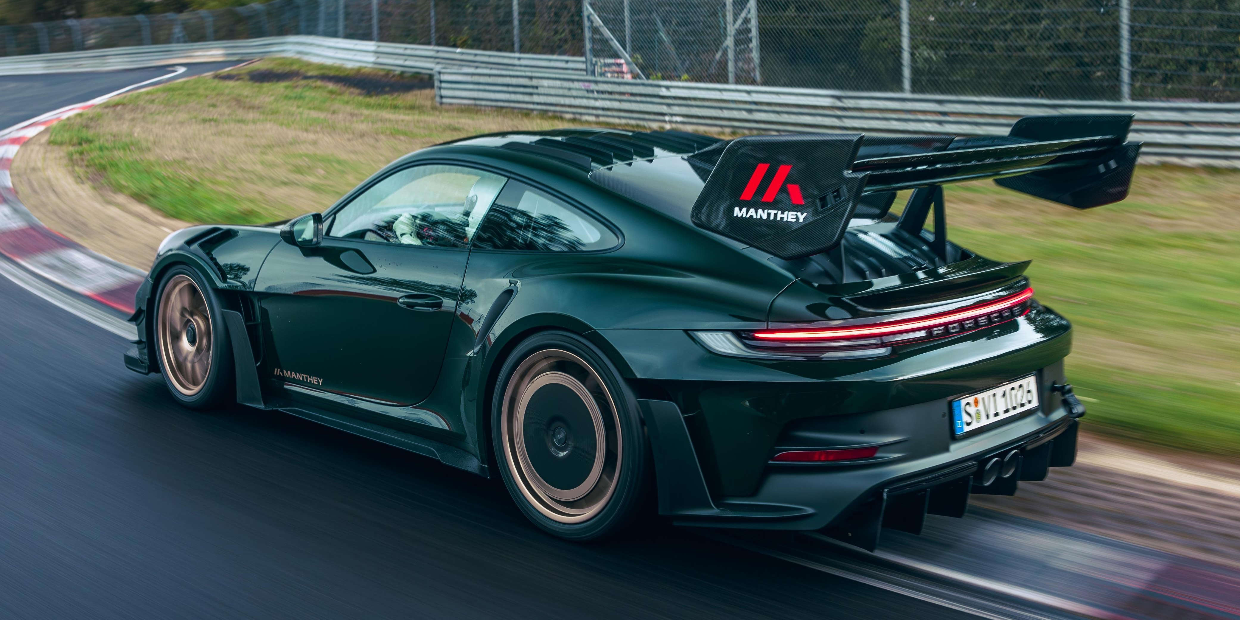Porsche 911 GT3 Manthey Kit Spoiler Nürburgring