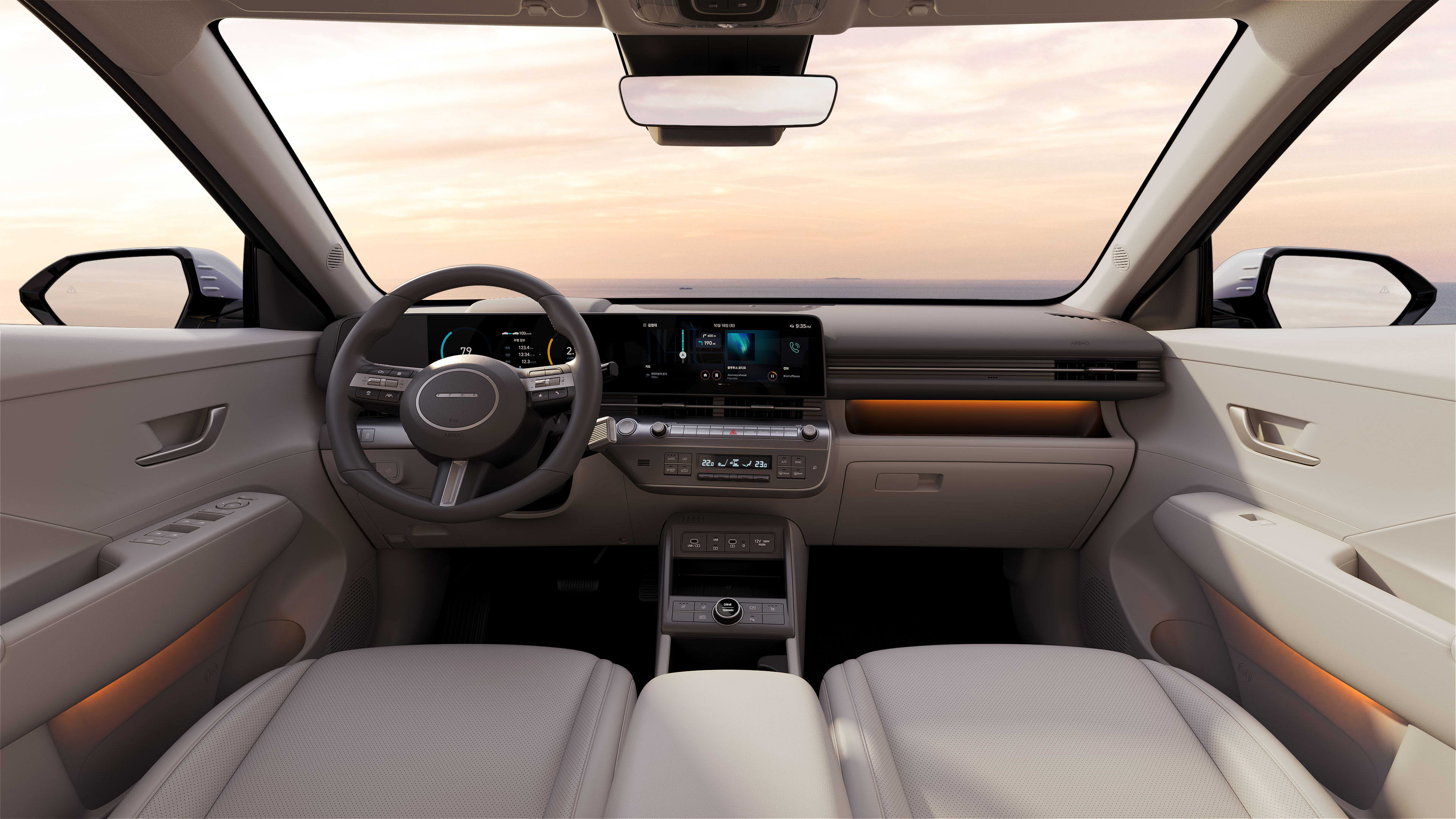 Hyundai Kona innen Cockpit