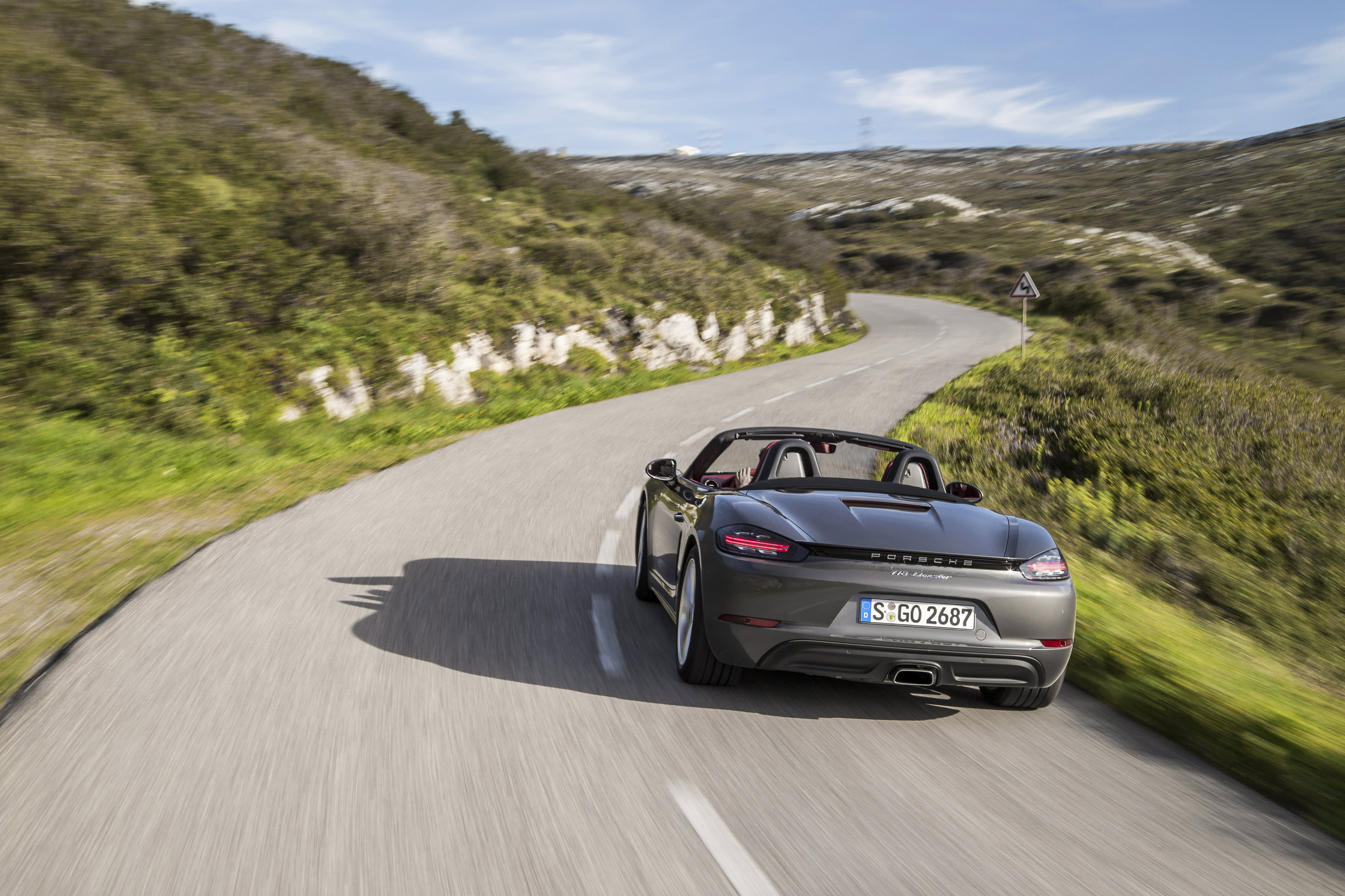 Porsche 718 Boxster hinten 2