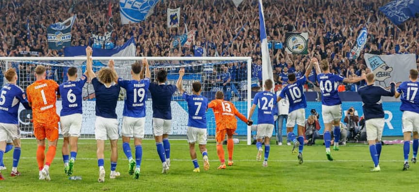 Schalke Team Fans Nordkurve