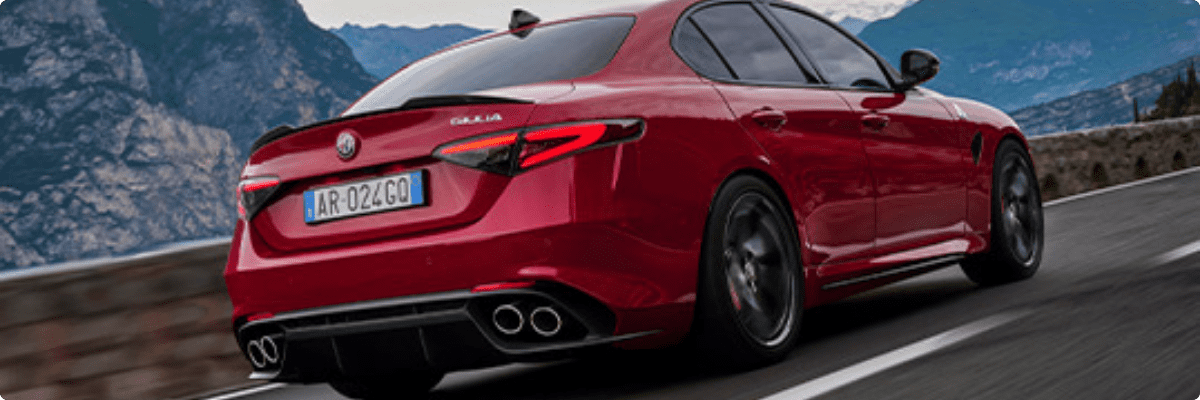 Alfa Romeo Giulia Quadrifoglio Heckansicht