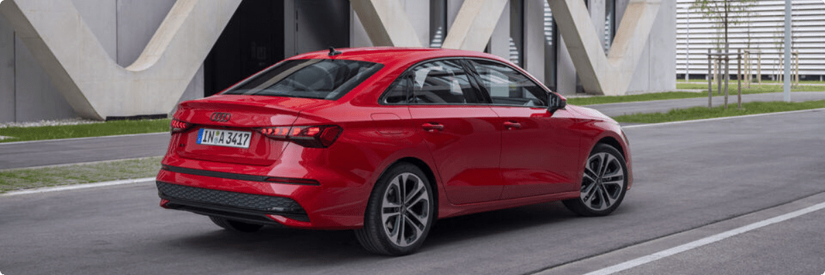 Audi A3 Limousine Heck seitlich