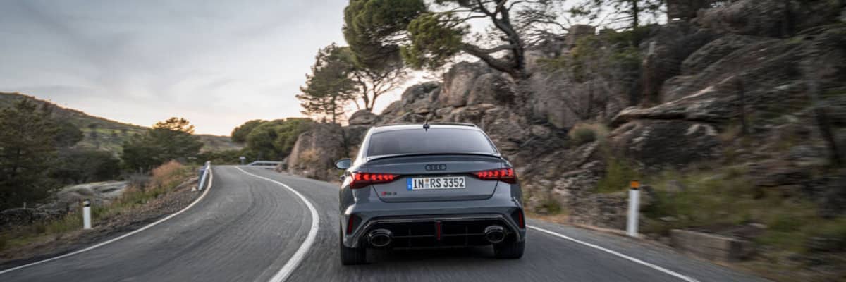 Audi RS 3 Limousine Heckansicht