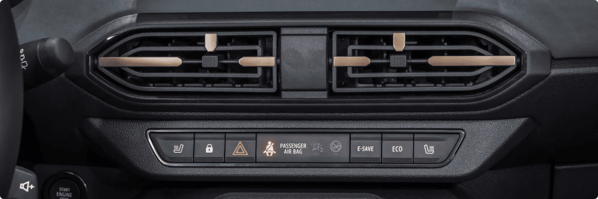 Dacia Jogger Bedienelemente