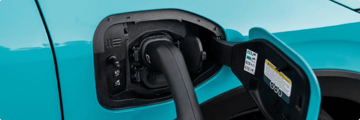 Nissan Leaf Ladebuchse (KI-generiert)