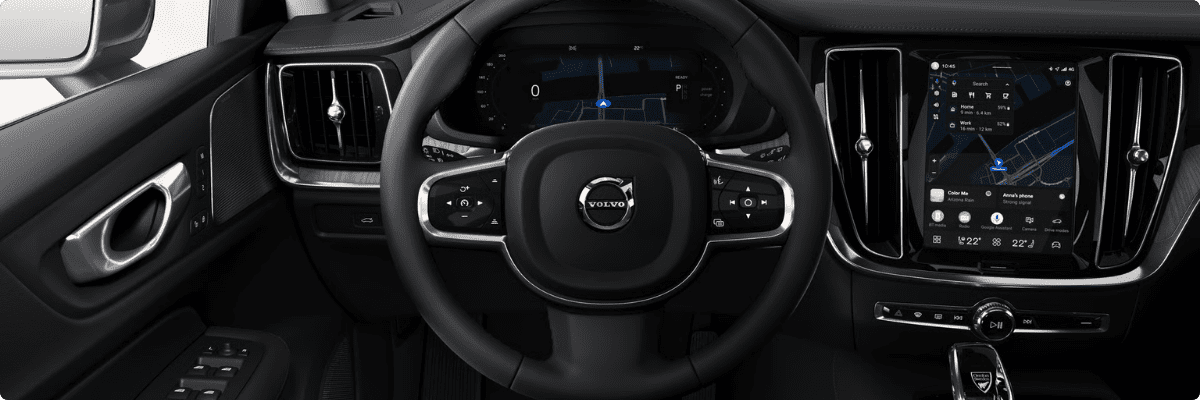 Volvo V60 Plug-in-Hybrid Lenkrad (KI-generiert)