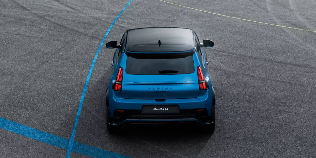 Alpine A290 Heckansicht