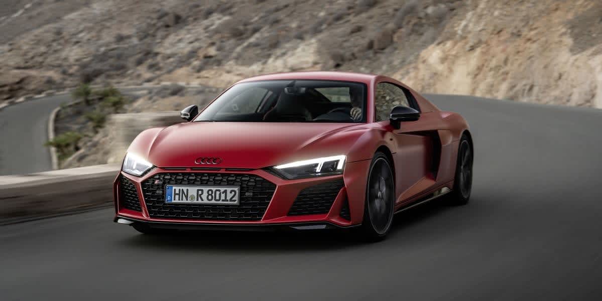 Audi R8 auf der Straße