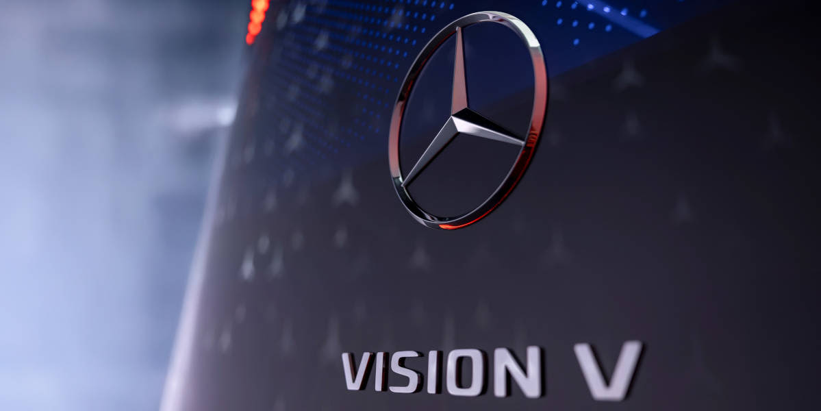 Logo Mercedes-Benz Vans Vision V Teaser