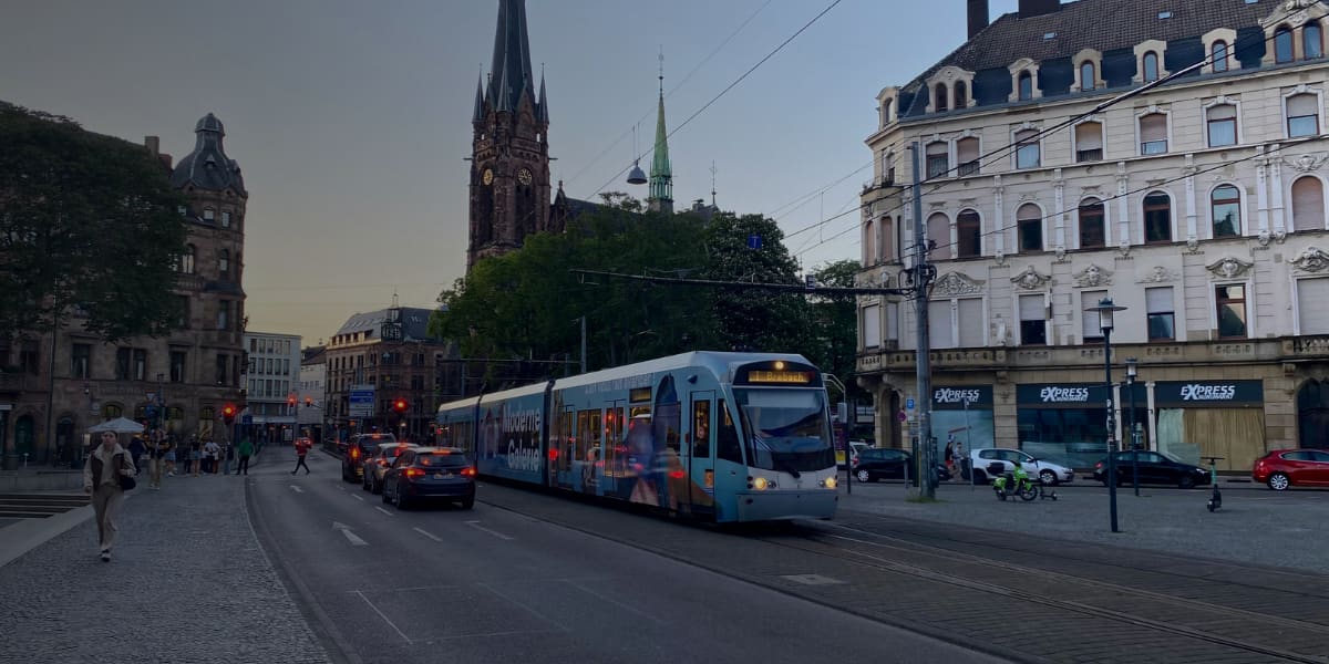 Deutsche Großstadt