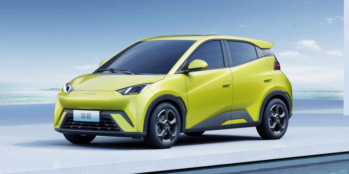BYD Seagull: Kleines Elektroauto in gelb