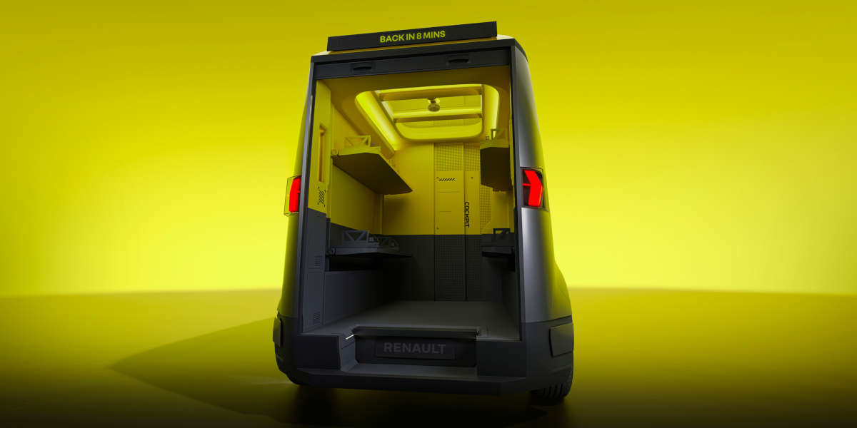 Renault Estafette Concept Heck Laderaum