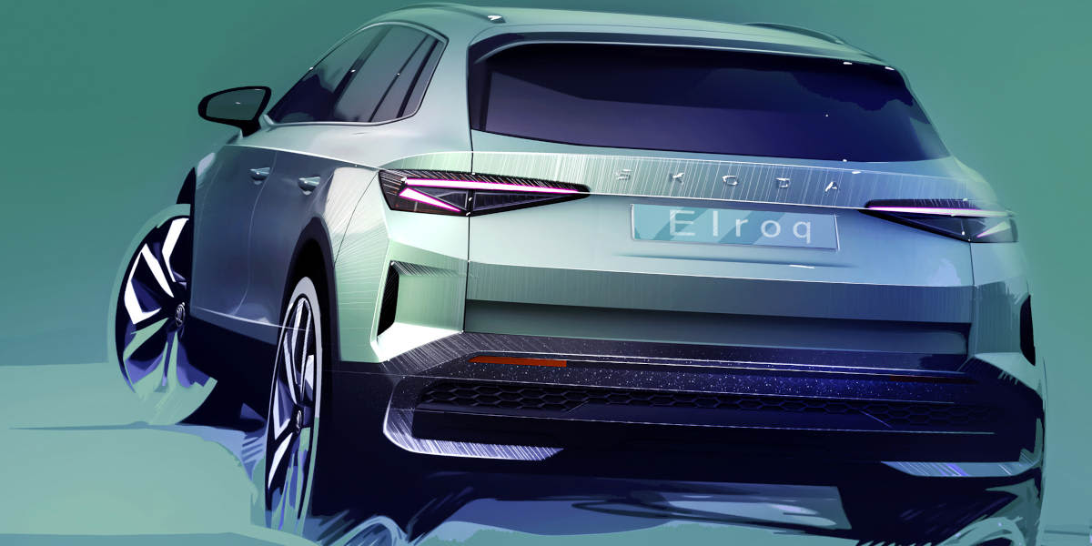 Skoda Elroq Heck Skizze