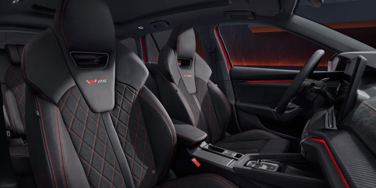 Skoda Octavia RS Innen Sitze