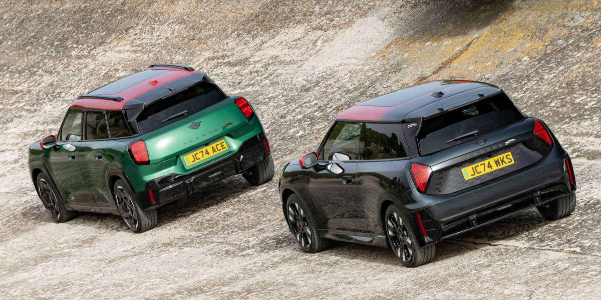MINI John Cooper Works Electric + MINI John Cooper Works Aceman Heck