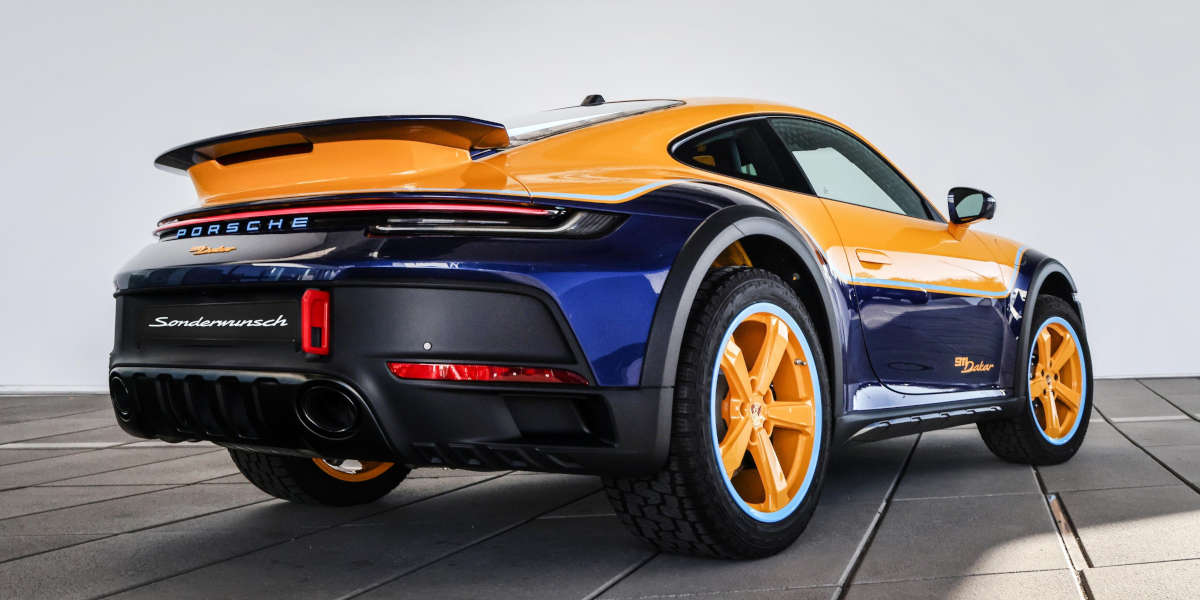 Porsche 911 Dakar Heck