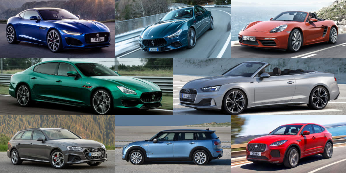 Collage mit Autos, die 2025 nicht mehr gebaut werden