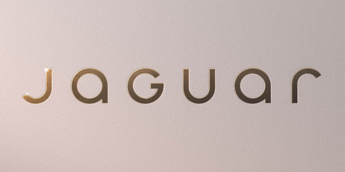 Jaguar Neues Logo ab 2024 abgerundete Schrift