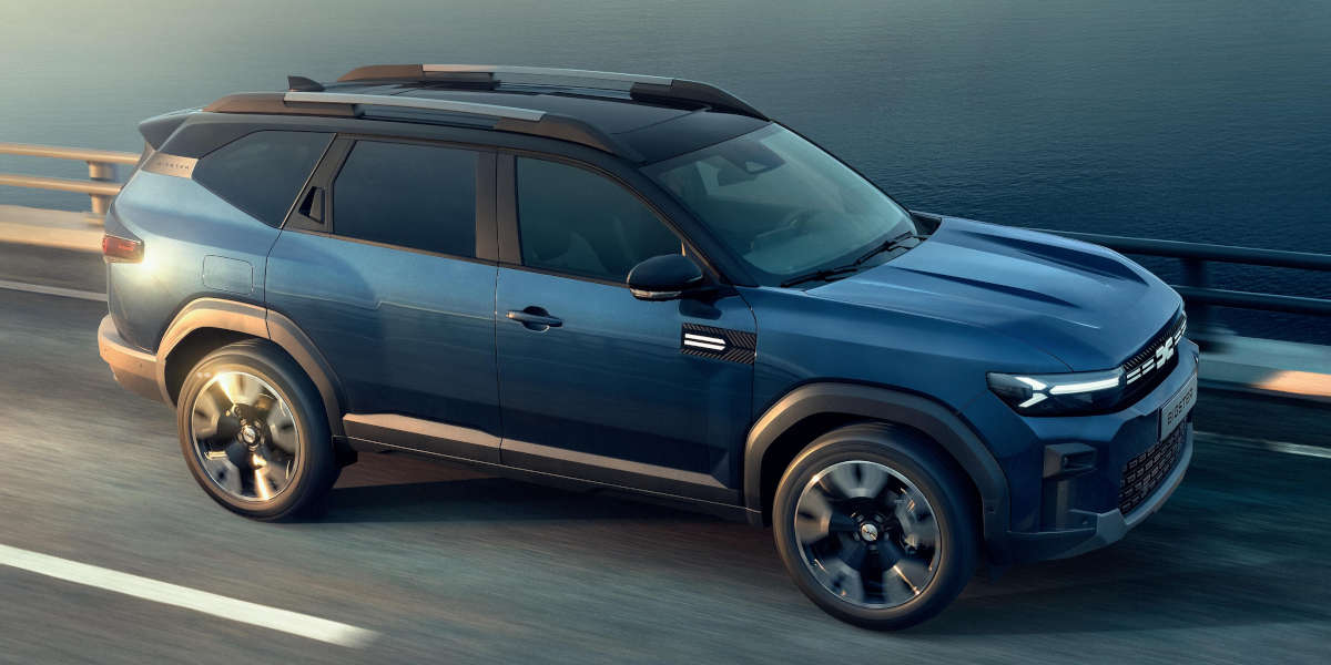 Dacia Bigster Vogelperspektive Seite