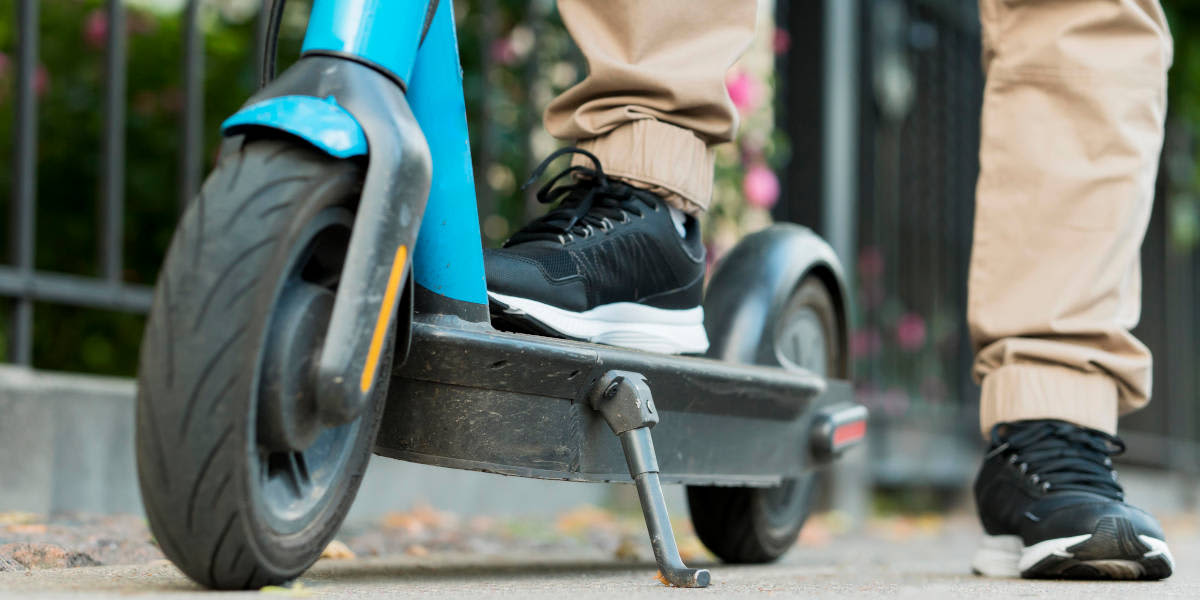 E-Scooter Nahaufnahme