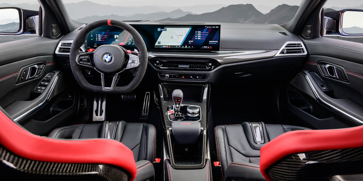 BMW M3 CS Touring Innenraum. Sportliche Ausstattung