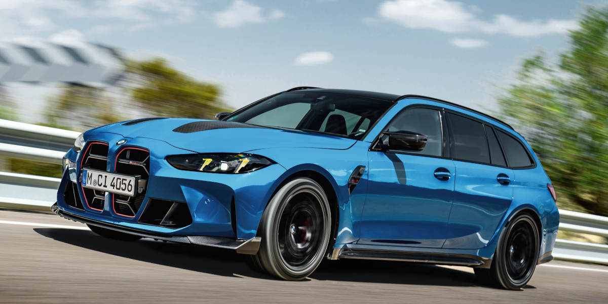 BMW M3 CS Touring Frontansicht seitlich