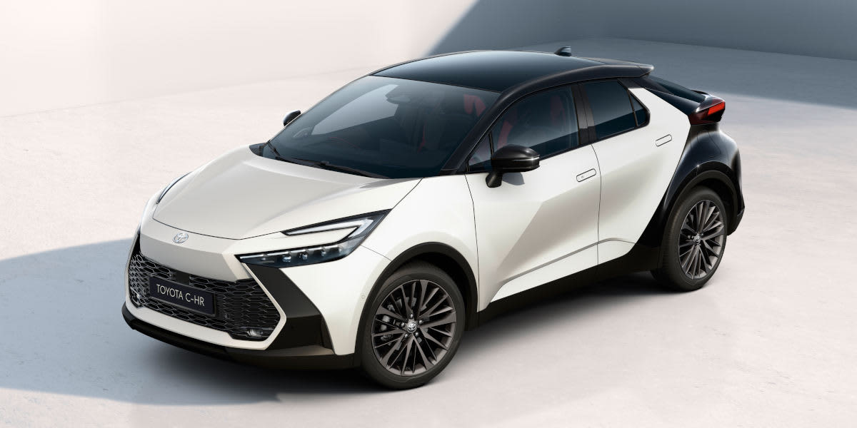 Toyota C-HR 2025 Vogelperspektive
