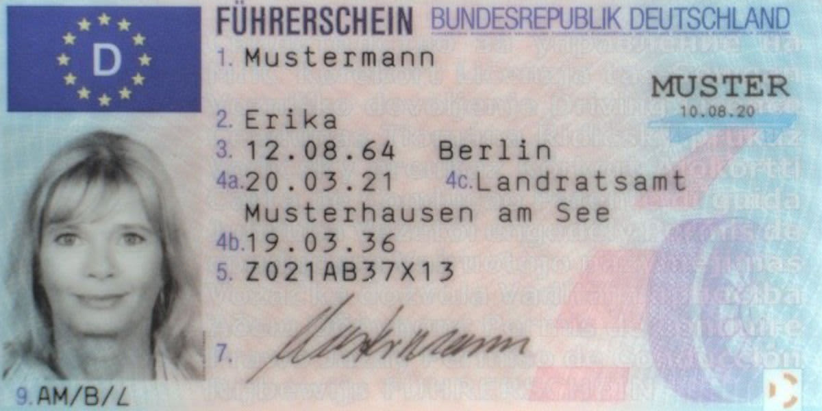 Führerschein Muster