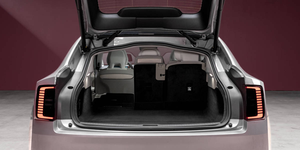 Volvo ES90: Blick in den Kofferraum