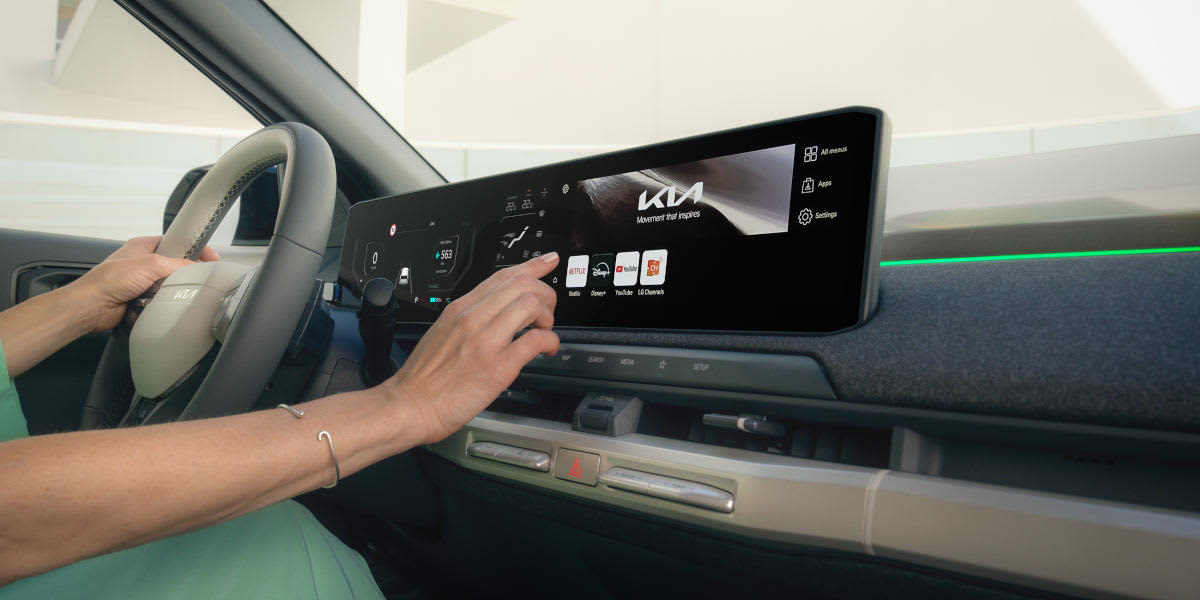 Kia EV3 Sofortware Update Display