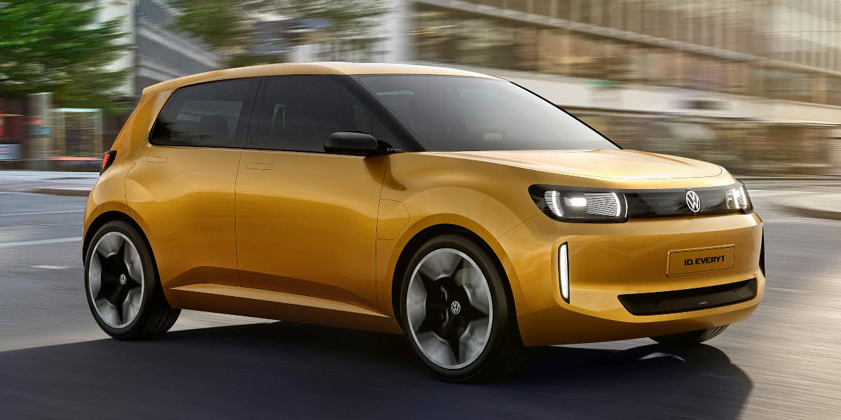 VW ID. EVERY1 Front Seite in Fahrt