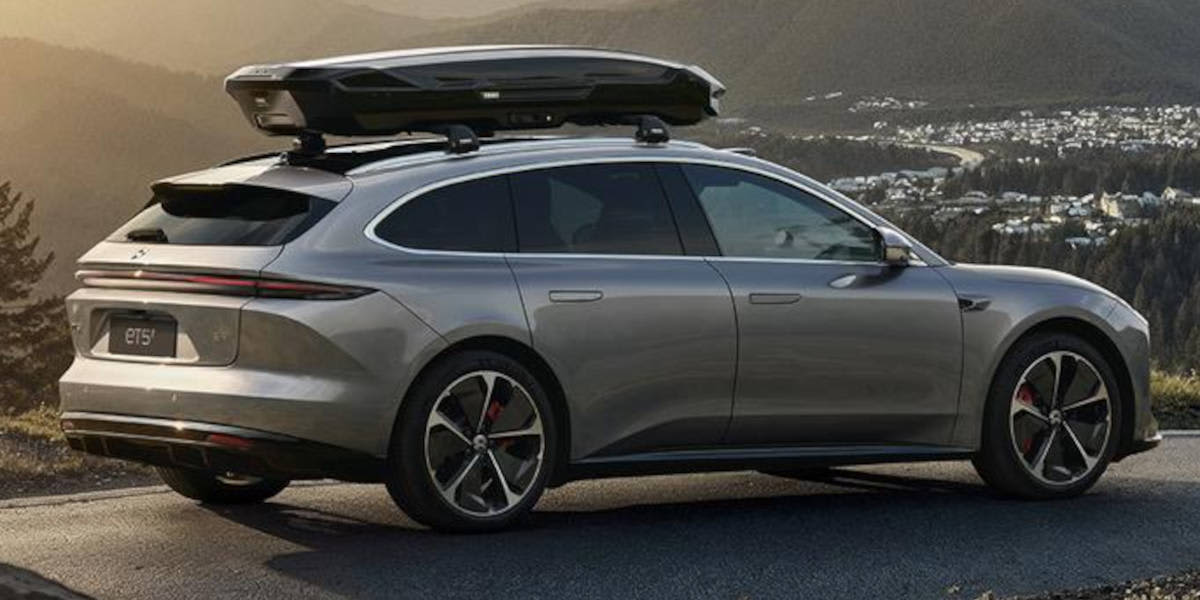 Nio ET5 Tourer Heck seitlich