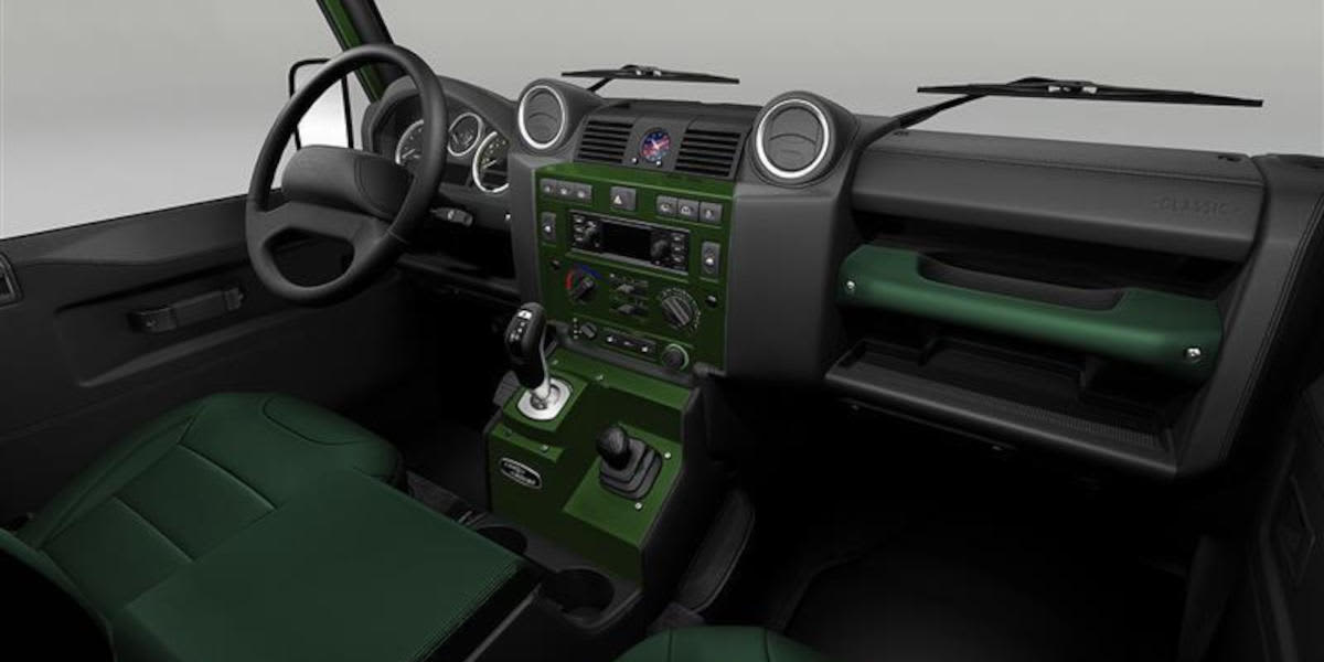Land Rover Classic Defender V8 Churchill Innenraum