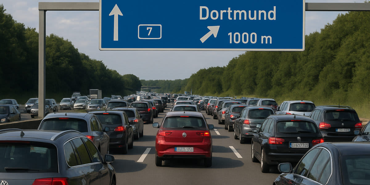 Autobahn Deutschland Stau