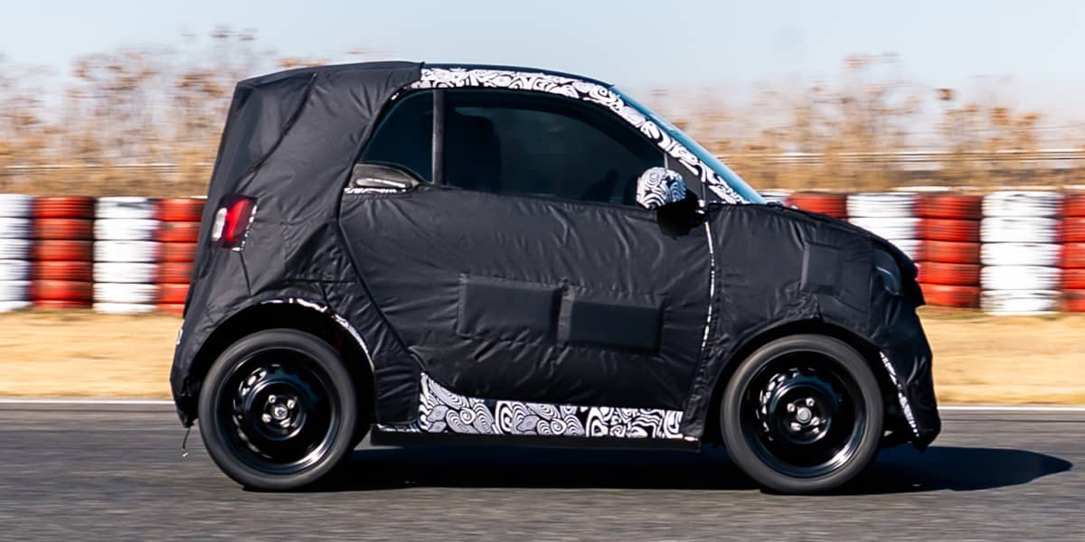 Smart #2 auf einer Teststrecke