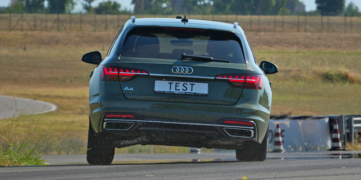 ADAC Sommerreifen Test: Audi auf Teststrecke