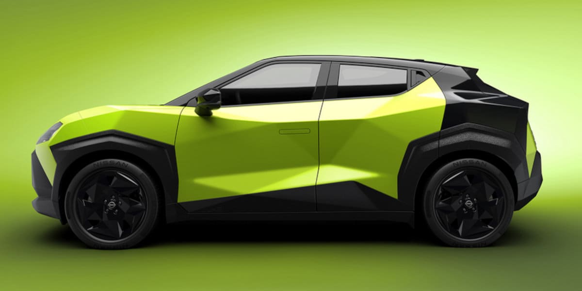 Nissan Juke EV Seitenansicht