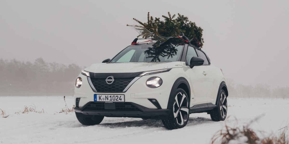 Nissan Juke Weihnachtsbaum