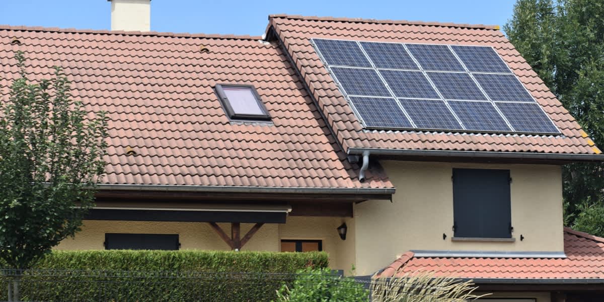 Solaranlage auf Dach