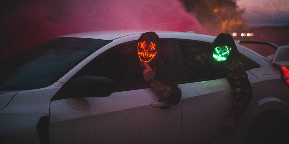 Halloween Horror Auto Kostüme Maske