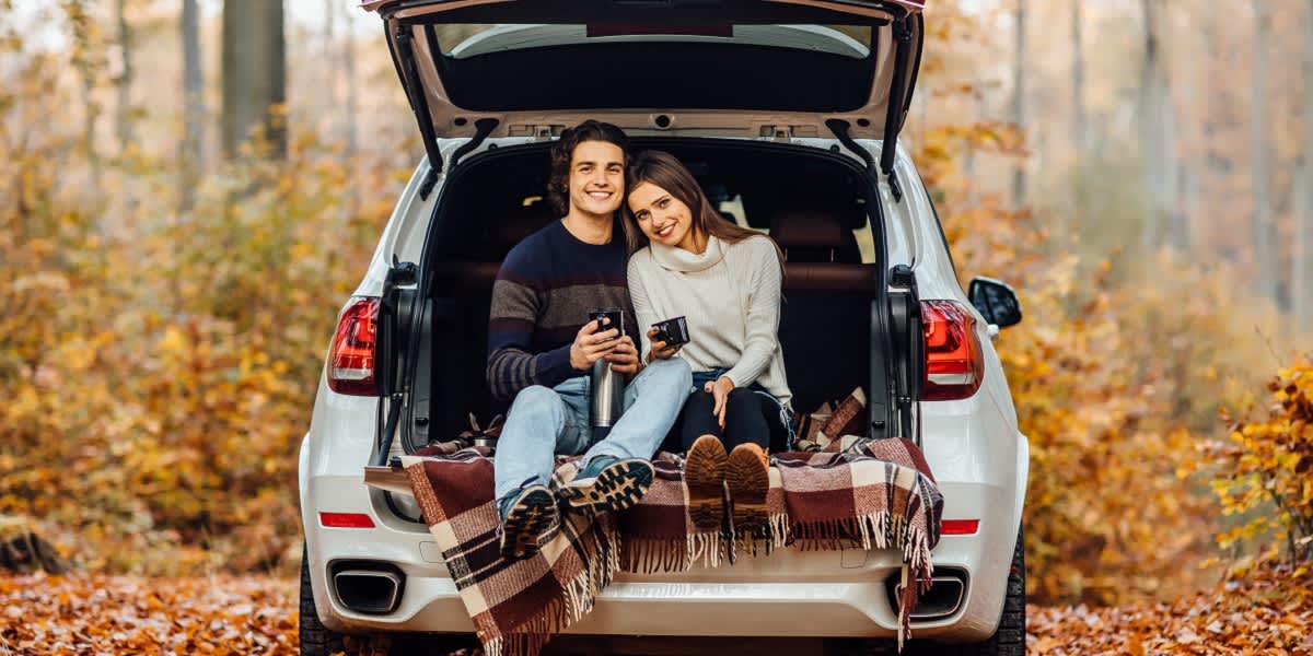 Picknick im Auto