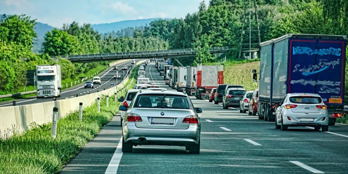 Rettungsgasse Autobahn