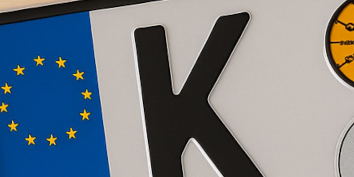 Nummernschild Kennzeichen