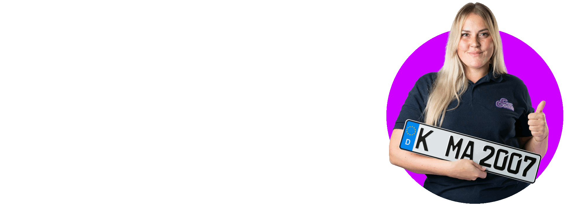 CarCoach-Fazit - Evelin Nummernschild Daumen hoch Top