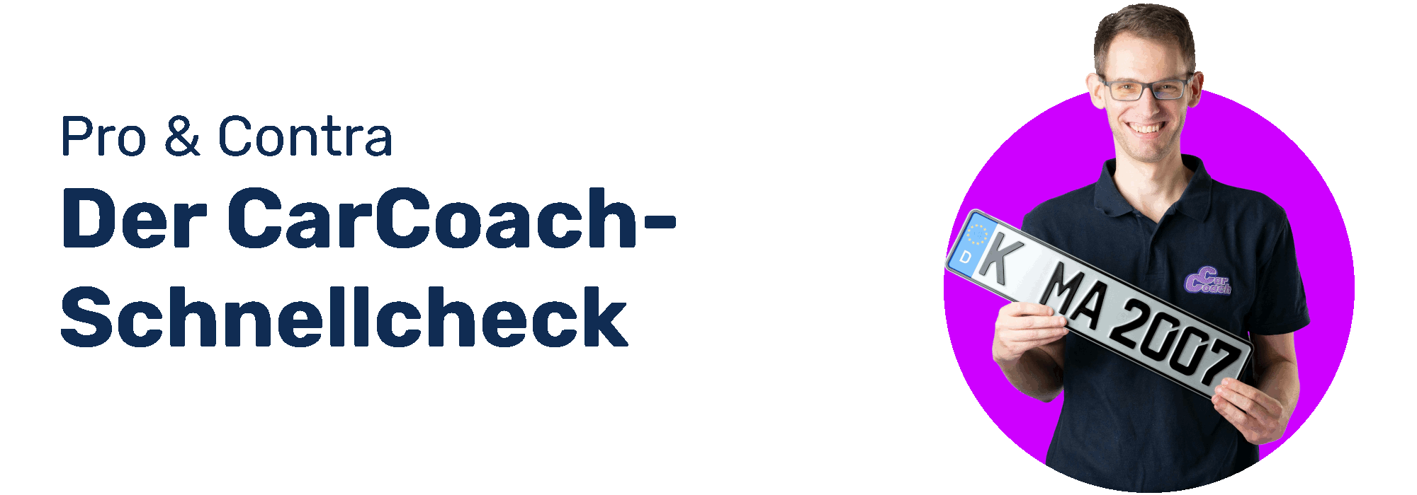 CarCoach David Nummernschild 