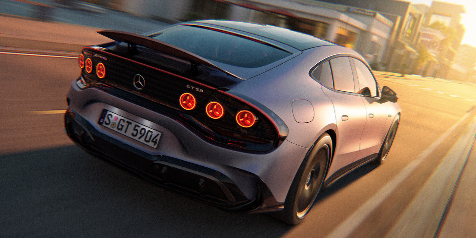 Mercedes-AMG GT 53 Heck