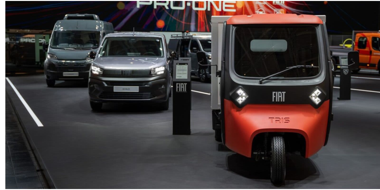 Fiat Tris aus Austellungsstück auf der IAA 2026 in Hannover.